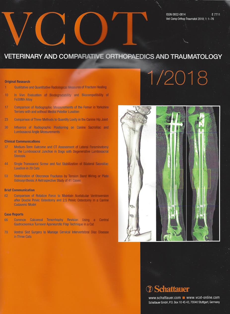 VCOT Journal's cover, Jan 2018, featuring my work.